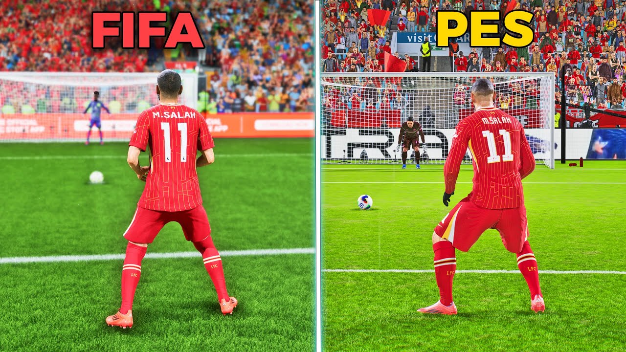 MOHAMED SALAH Penalty Kicks - FIFA vs PES | 2014 - 2025