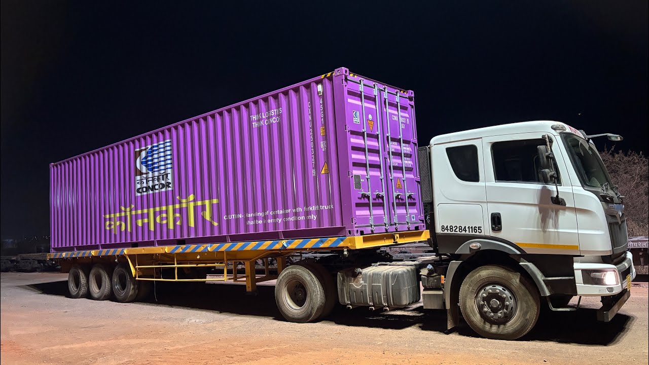 Belgav Mai container chalo ho Gaya hai 😁#vlog #localdriving2266 #dailyvlog 