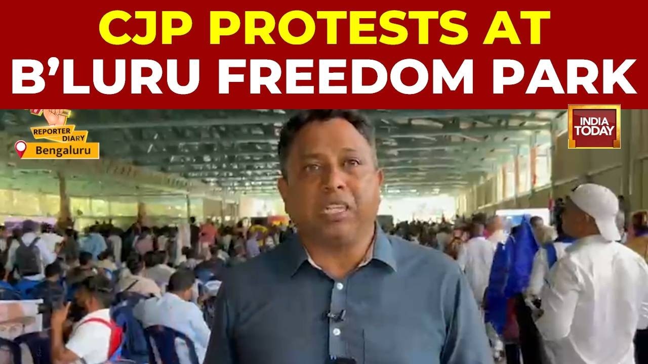 Ground Report: CJP Protests At Bengaluru's Freedom Park, Demands CEC Gyanesh Kumar's Resignation