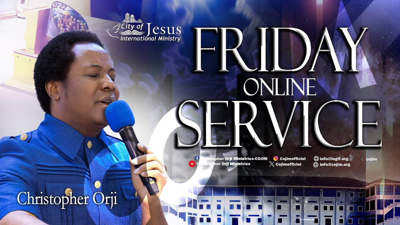 COJIM Friday 🔴 Online Service With God, Jesus Christ, And The Holy Spirit. 