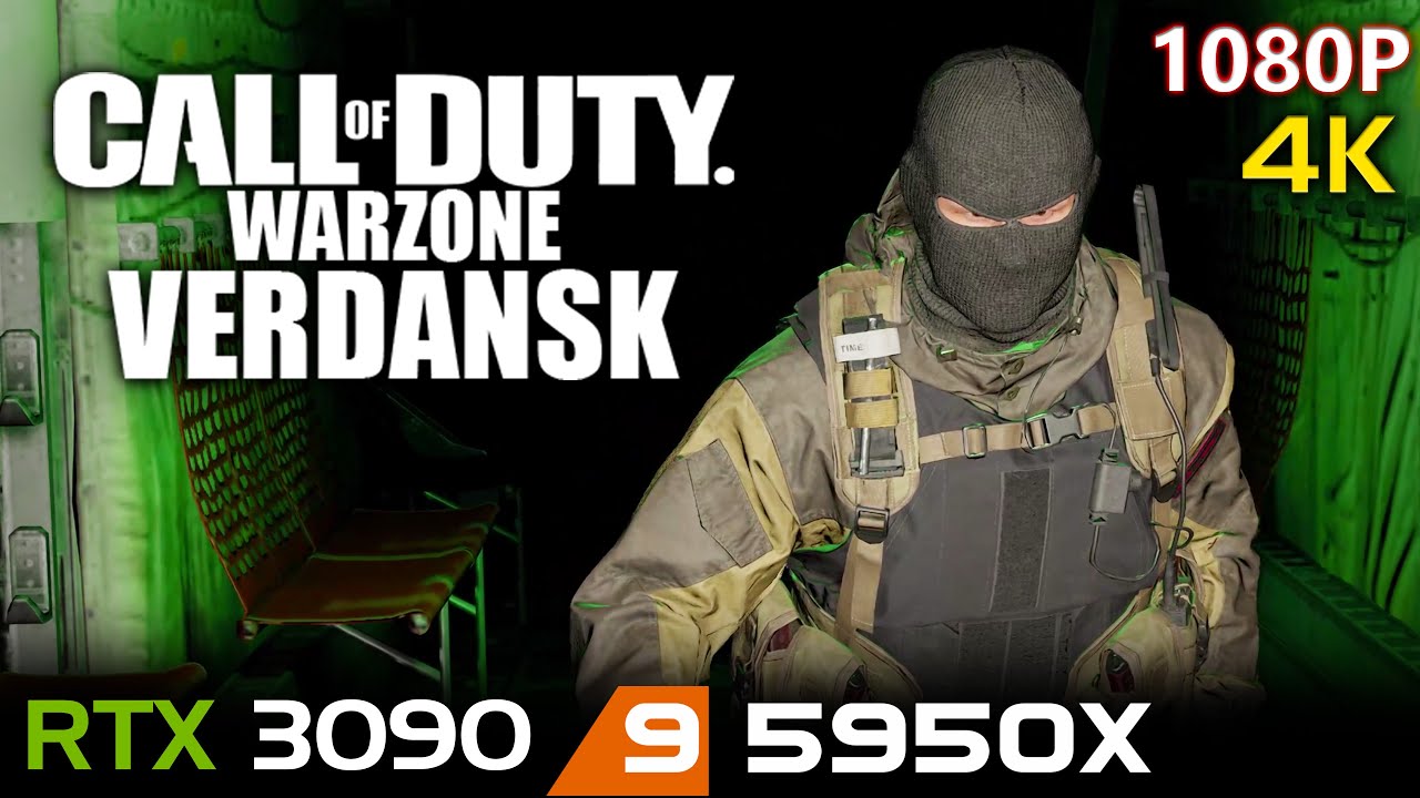 Call of Duty Warzone: Verdansk 2025 | RTX 3090 | 4K | 1080P | 5950X | Низкие настройки