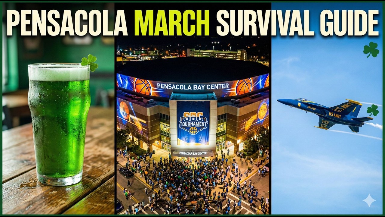 Pensacola March Survival Guide: McGuire’s 5K, Spring Break, & SBC 🍀🏀- Yapaholics Ep. 6