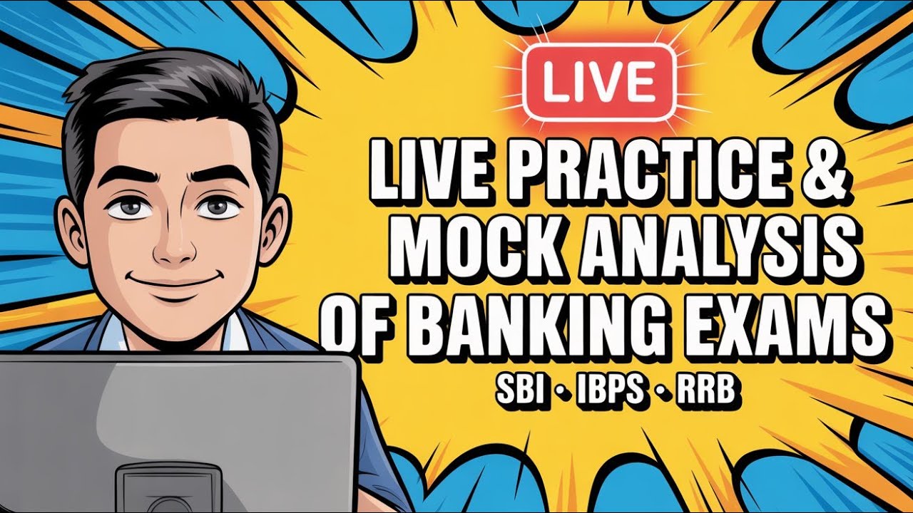 🔥Banking Exams Live Practice & Mock Analysis | SBI • IBPS • RRB 🔴