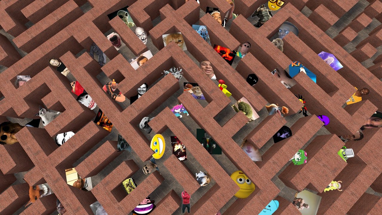All Roblox Nextbots Army Vs Me In Maze Gmod !!