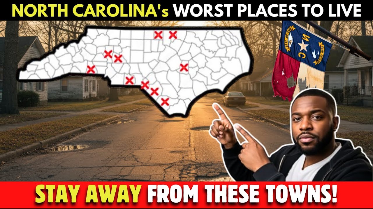 Top 10 Worst Towns to Live in North Carolina Right Now    Places You Should NEVER Move To
