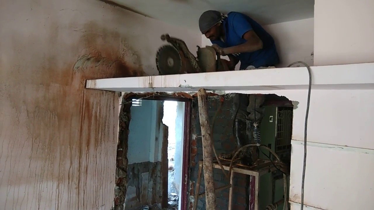 Low Level concrete slap cutting