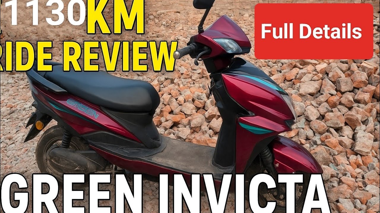 Green Invicta After 1130 KM Review Part.9 All Details | EV | Electric Scooty Review Green Invicta |