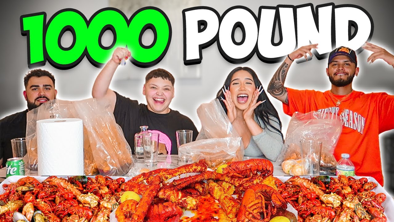 1000 ФУНТОВАЯ ОТВАРКА МОРЕПРОДУКТОВ С АДАМРАЙОКАЙ И ЛАУРО *ГЛУБОКИЙ РАЗГОВОР МУКБАНГ*