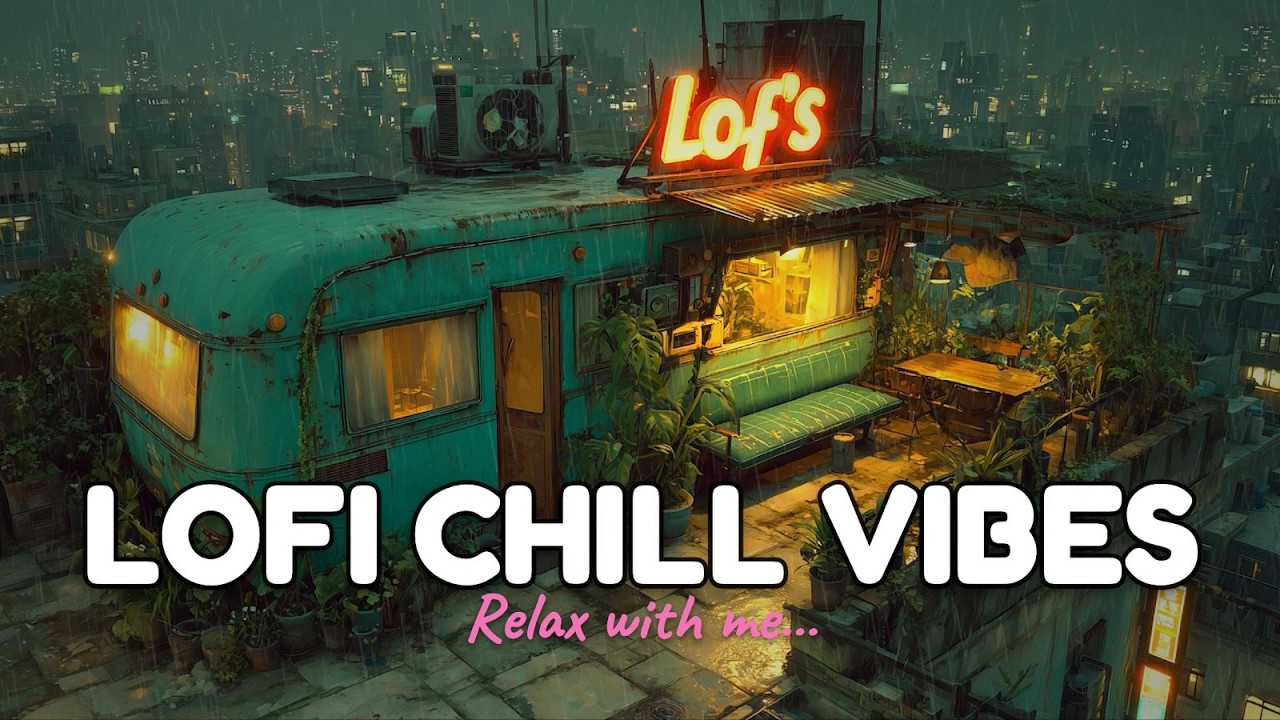 Midnight Spark Shine 🎶 | Cyber Light / Lofi / Beats To Chill | Soft Midnight Rain