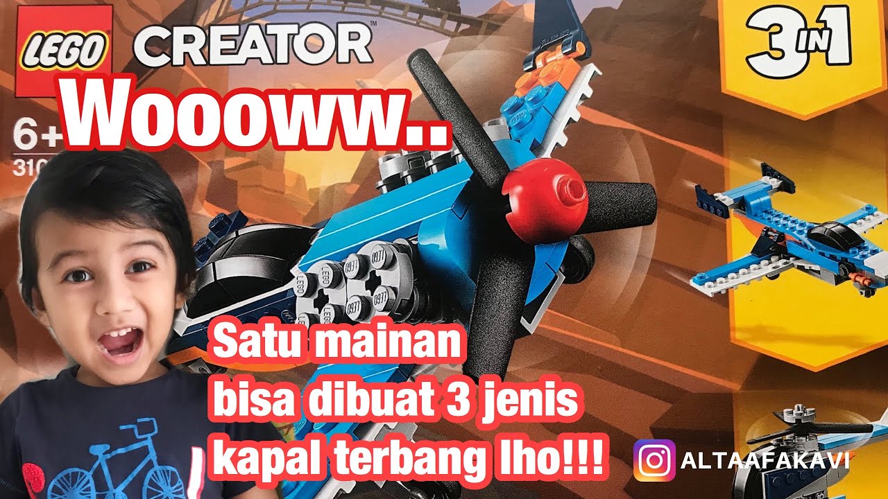 LEGO CREATOR PROPELLER PLANE 31099 REVIEW / LEGO CREATOR 3 IN 1 HELICOPTER / LEGO HELIKOPTER