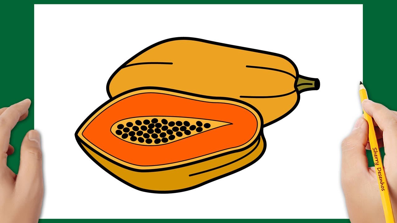 COMO DESENHAR UM MAMÃO FÁCIL