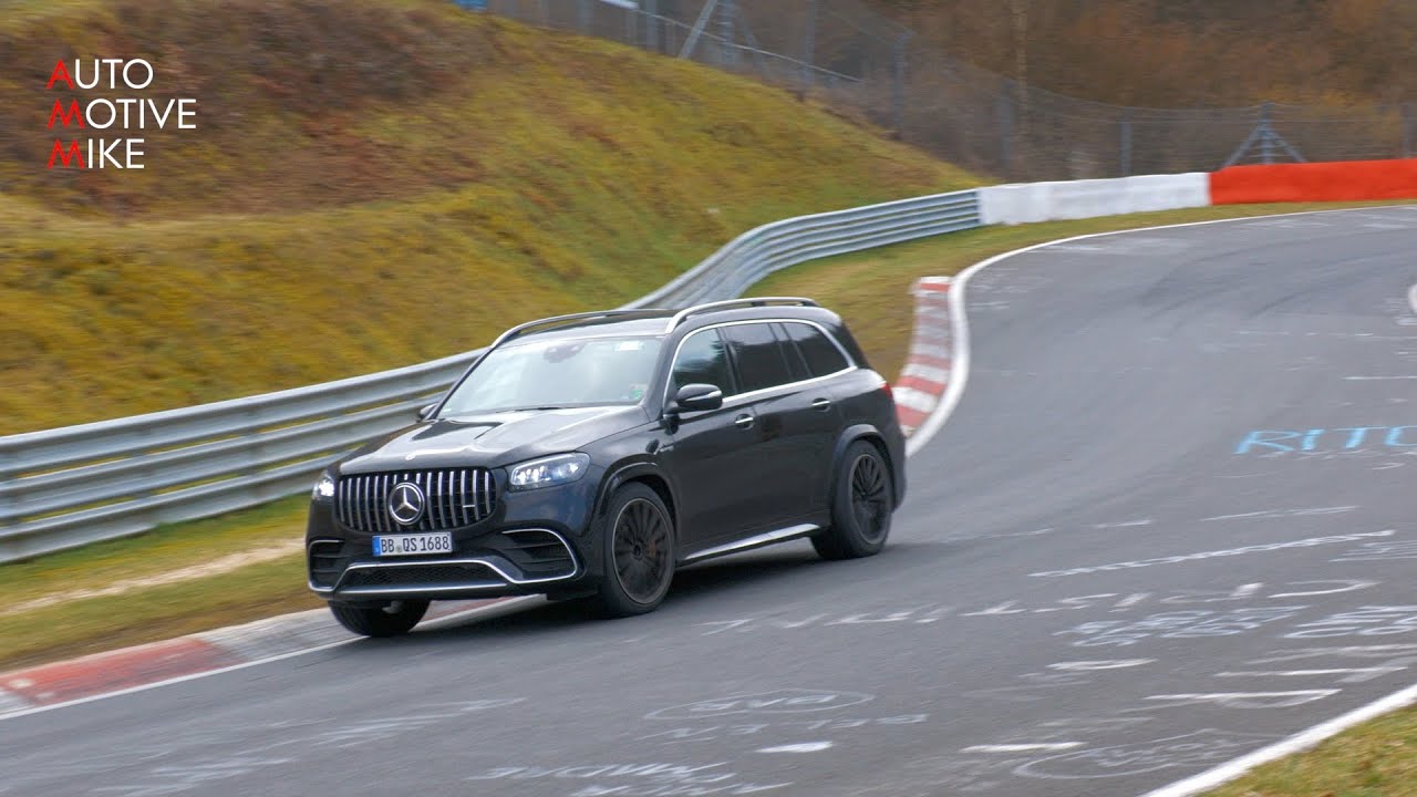 Mercedes-AMG GLS63 S pushing hard on the Nürburgring