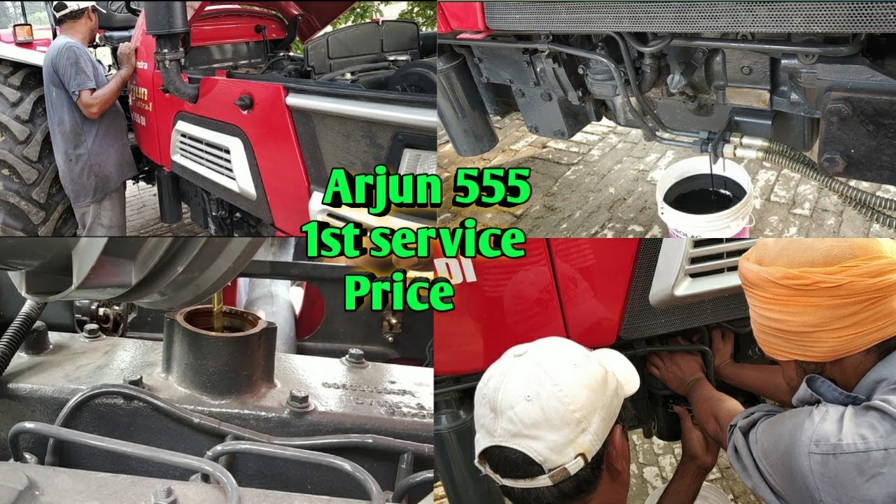 Arjun 555 1st service price