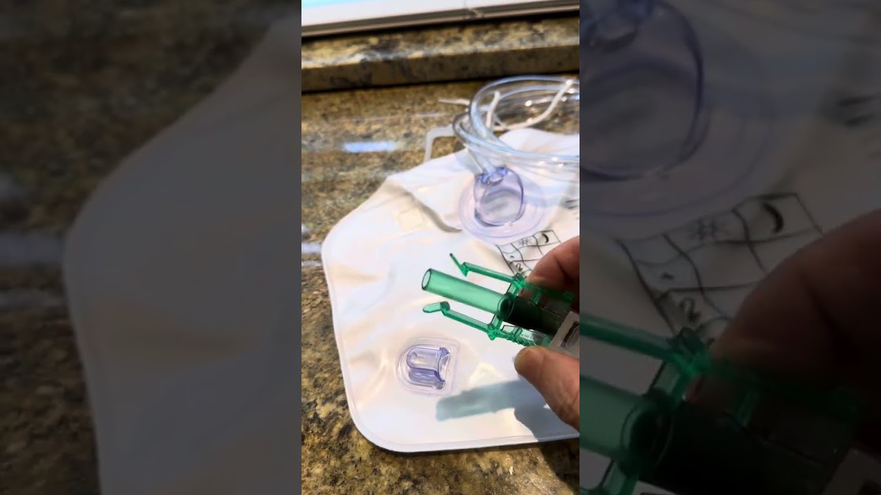 How to empty a Bard catheter bag.