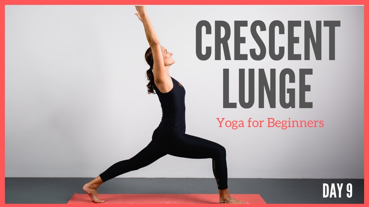 How to do crescent lunge | Yoga for beginners | 5 minute yoga