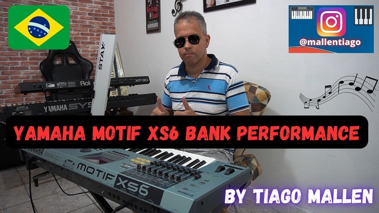 YAMAHA MOTIF XS6 (BANK PERFORMANCE) by TIAGO MALLEN . TIMBRES DE FÁBRICA . #tecladista #teclado