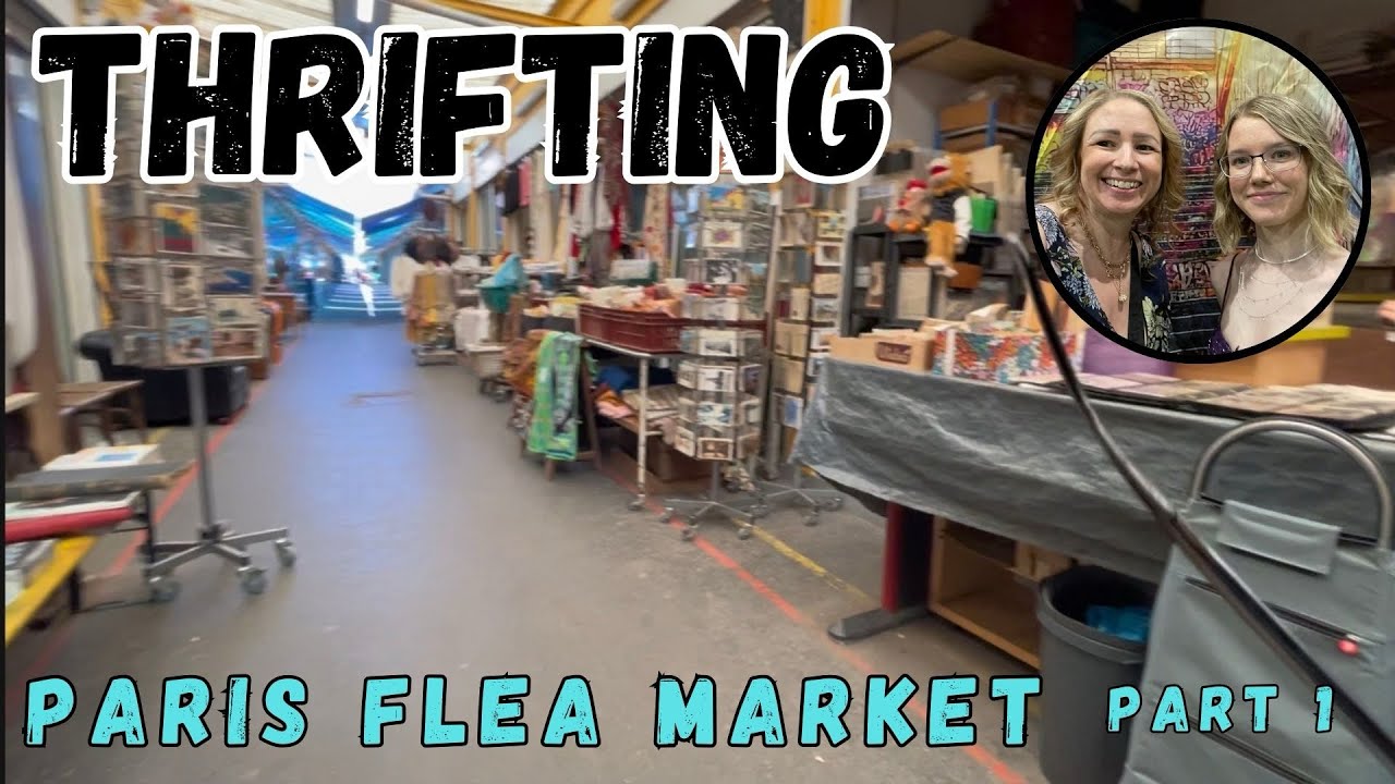 ACCOSTED While THRIFTING at the Flea Market! THRIFT WITH US in Paris