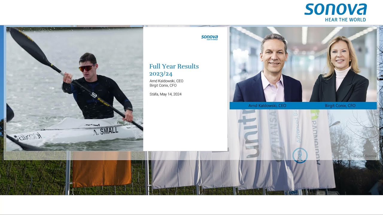 Webcast Sonova full-year results 2023/24