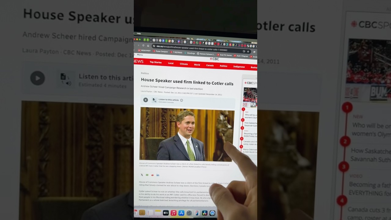 How Did Andrew Scheer Get Away With Election Tampering?￼