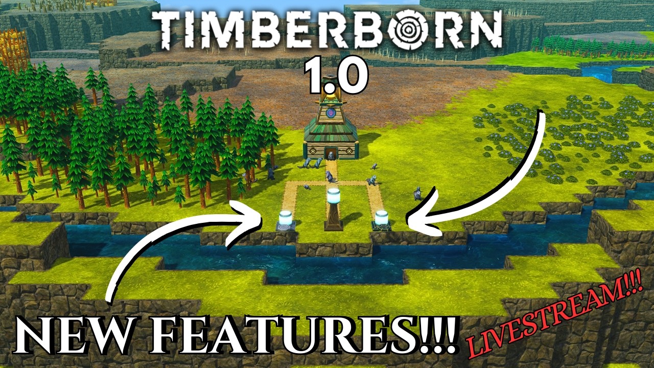 Trying Out NEW Timberborn 1.0 Features!!!