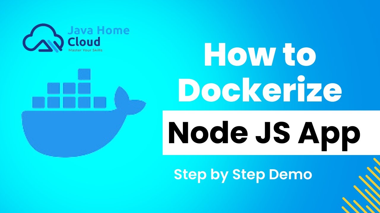 How to Dockerize Node JS Application | Step by Step instructions to Write Dockerfile
