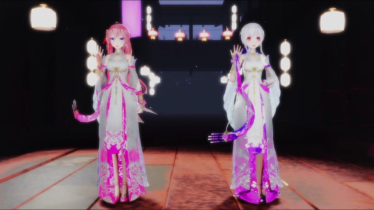 【MMD】宵々古今/YoiYoi Kokon 【巡音ルカ・弱音ハク】