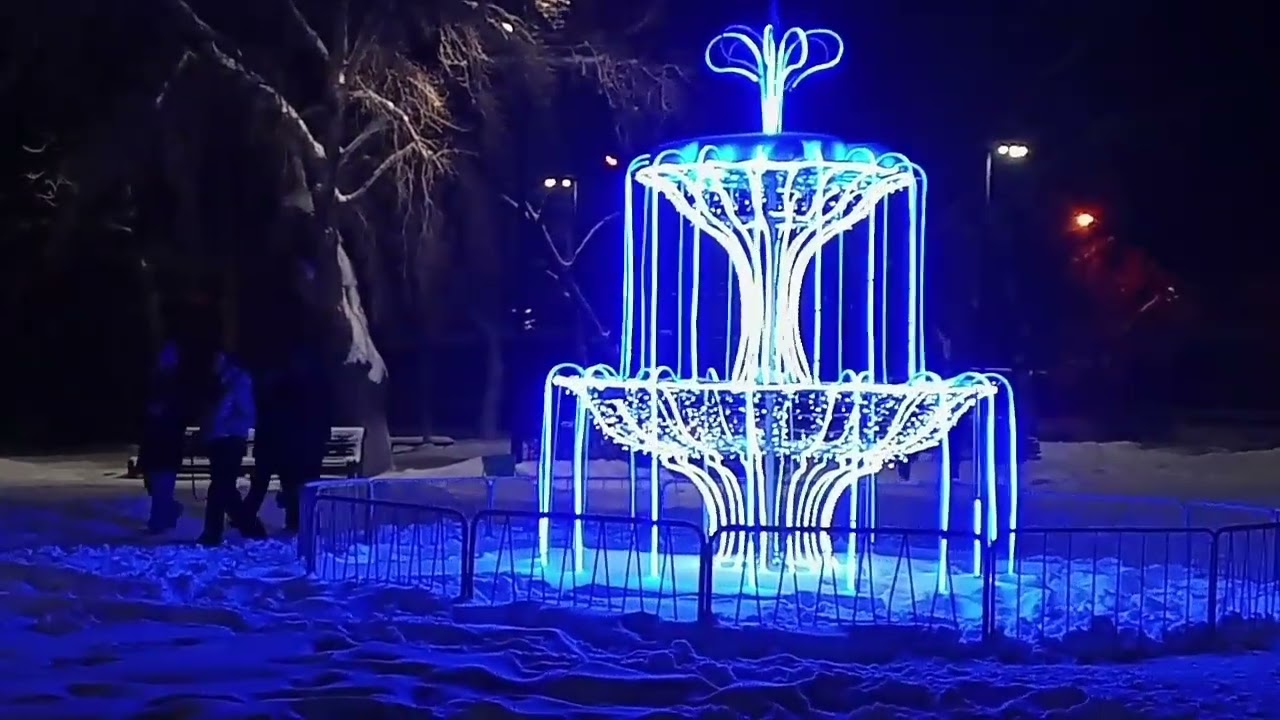 Новогодние ёлки, город Орск и Новотроицк