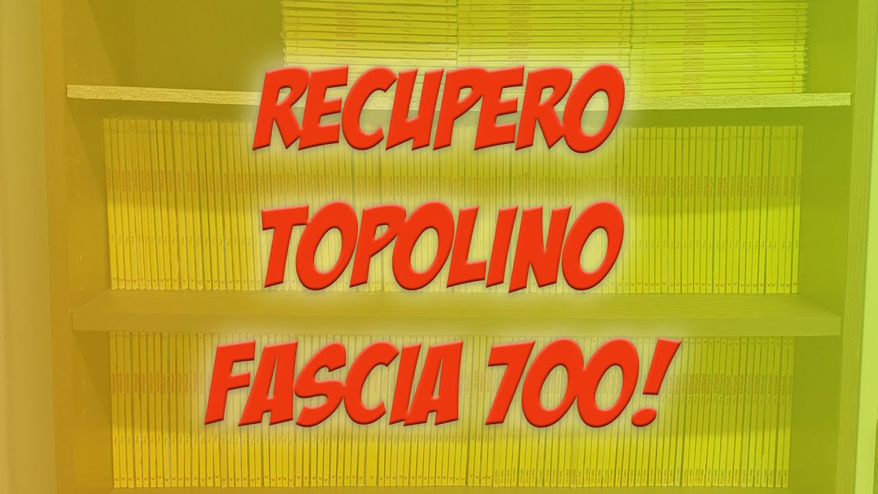 Recupero Topolino fascia 700!