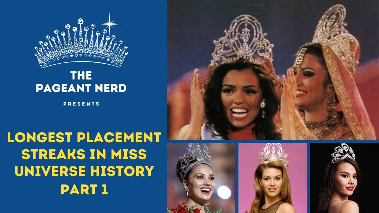 Longest Placement Streaks in Miss Universe History (Part 1 of 2) TPN#5