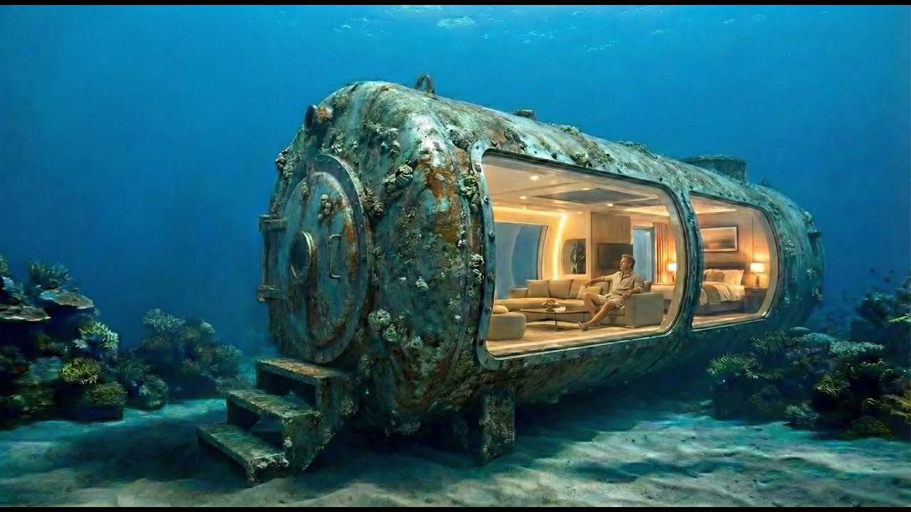 I Turned an Underwater Research Station Into a Modern Home (ASMR)