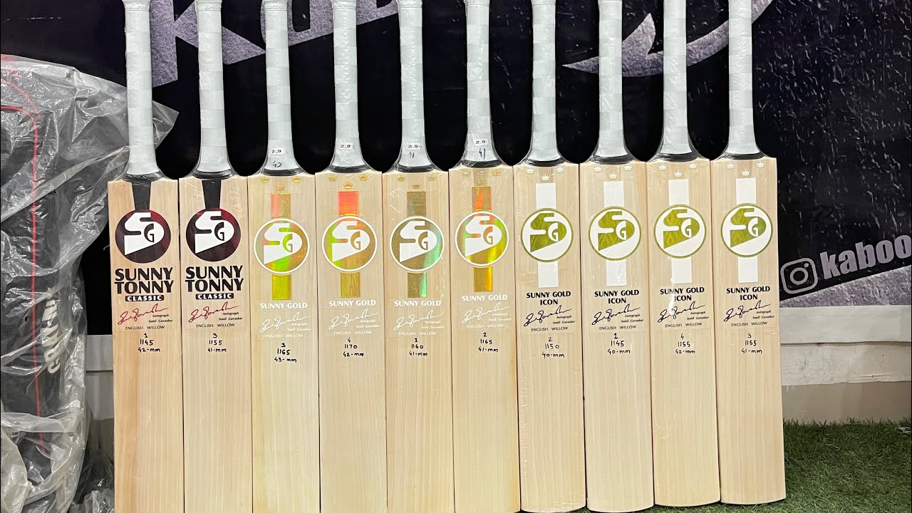 Expensive and best SG bats - IPL bats - Sunny Gold - Sunny Tonny - Best Cricket bats from SG