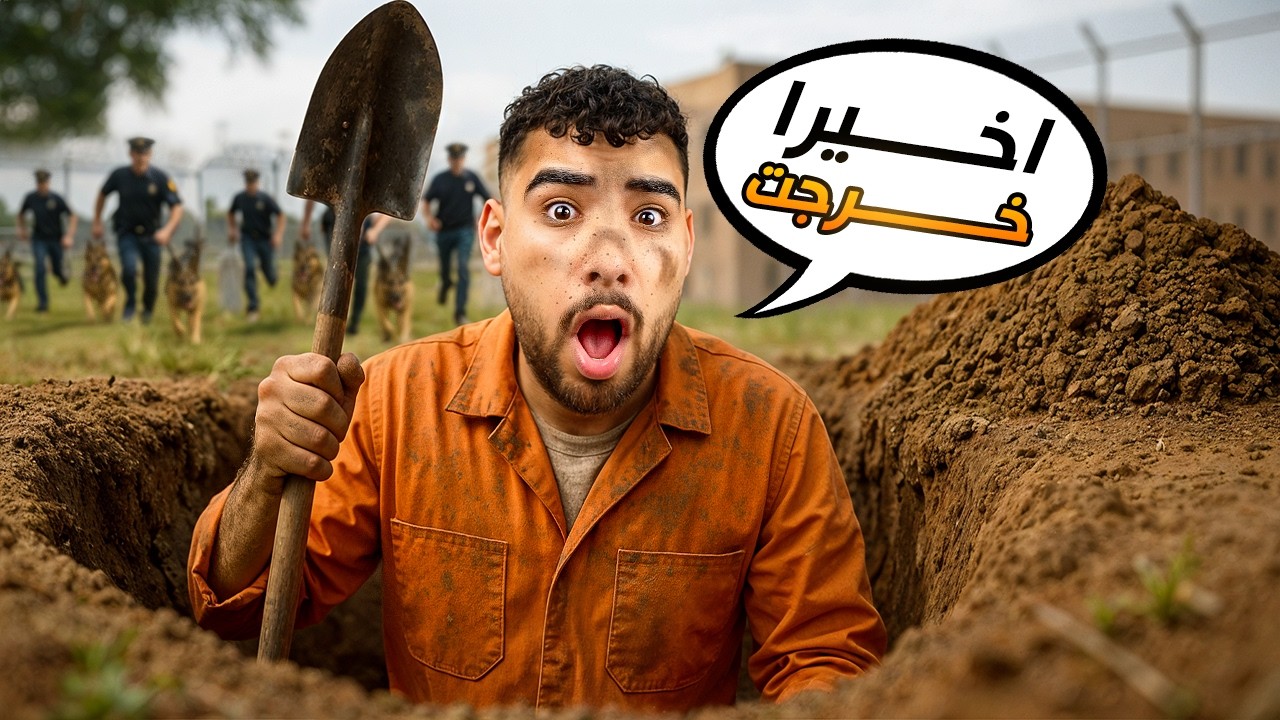 أخيرا هربت من السجن وأكتشفت أغرب طريقة هروب بجد😱(محاكي المسجون #3👮)