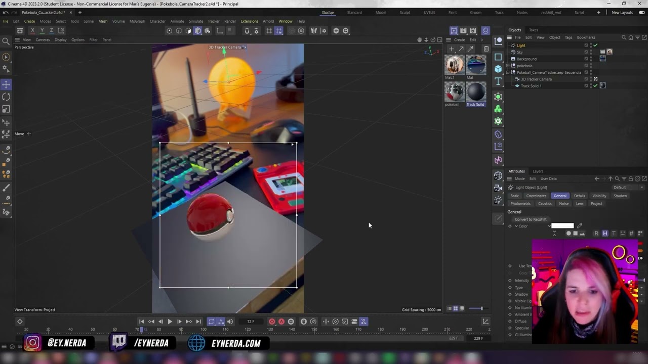 Seteos básicos C4D + After Effects Camera Tracker Info