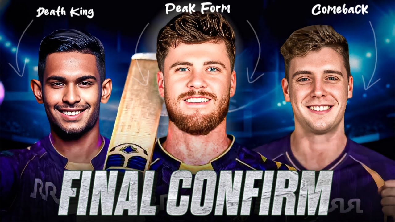 Strongest Playing 11 of KKR will Shock You😱