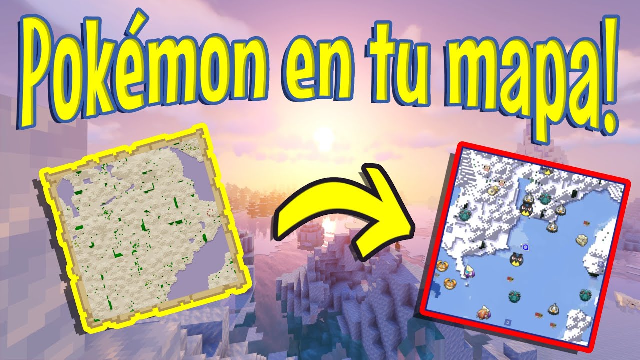 POK&eacute;MON🦆 on the MINIMAP🗺️ | JOURNEYMAP⚙️ MOD | MODs for MINECRAFT