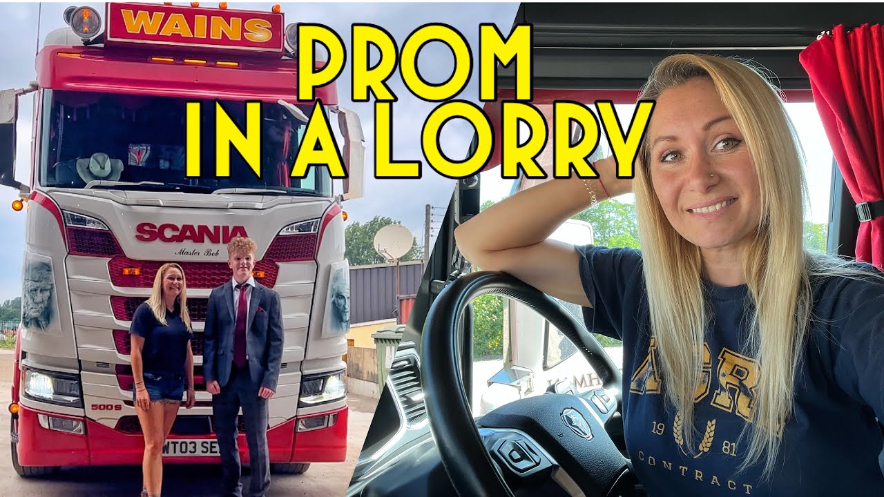 Going to school PROM in a LORRY | my day preparing to be a chauffeur