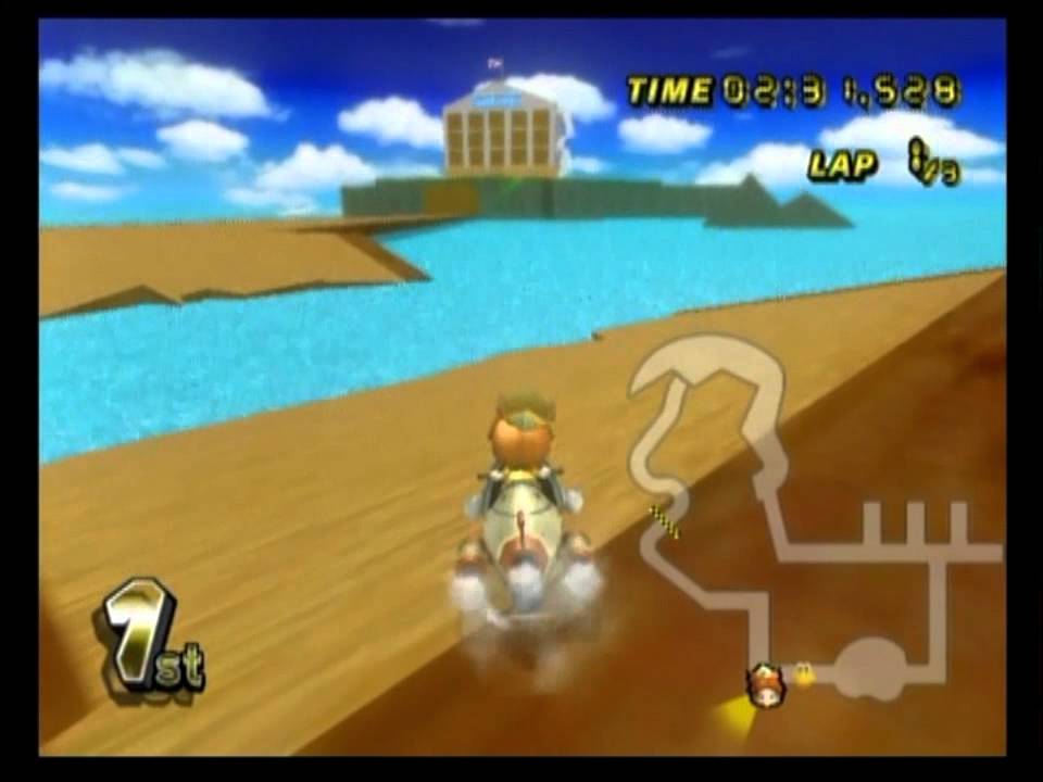Mario Kart Wii: Messing around in Fishdom Island