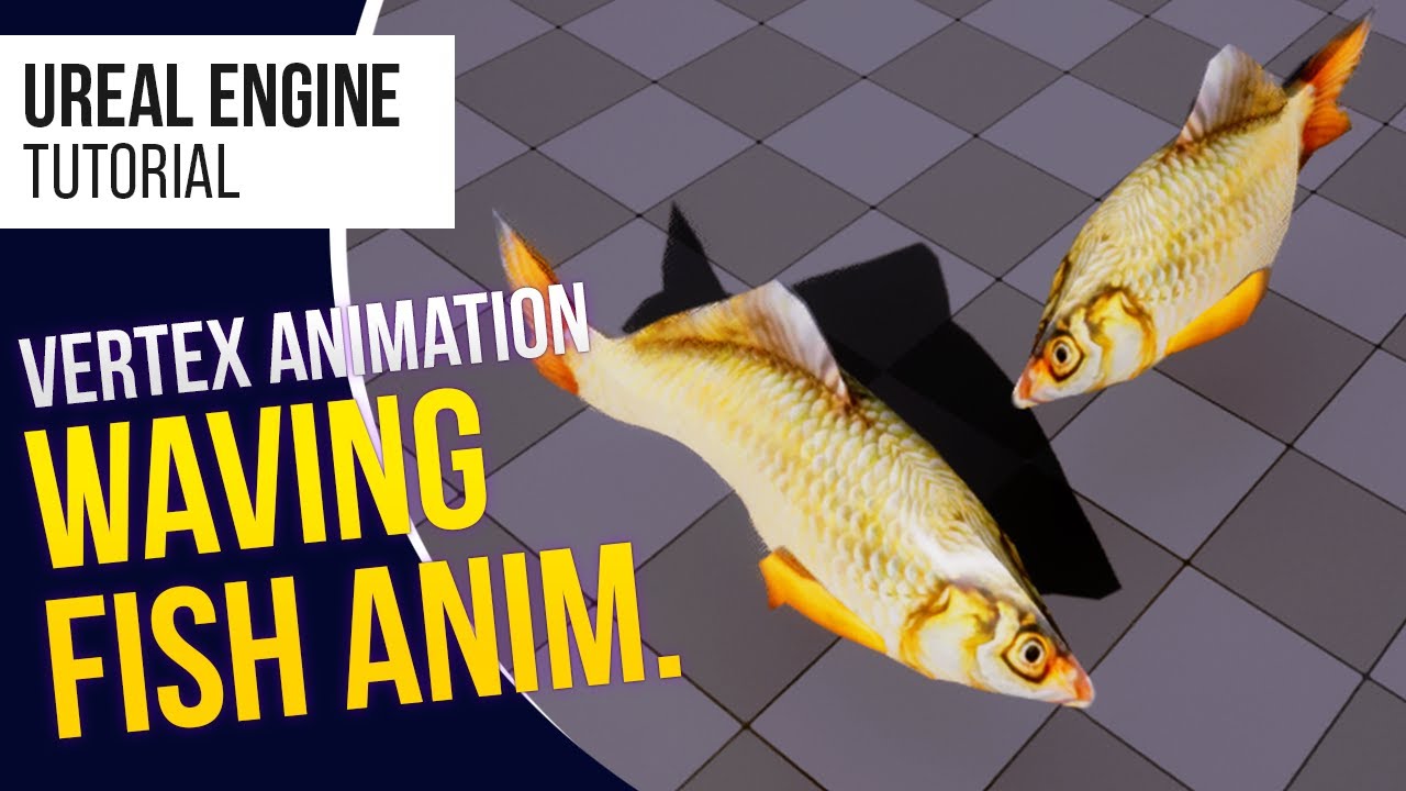 UE5 l How To Create Waving Fish using Vertext Animation l 5-Minute Shader Tutorial l Unreal Engine 5