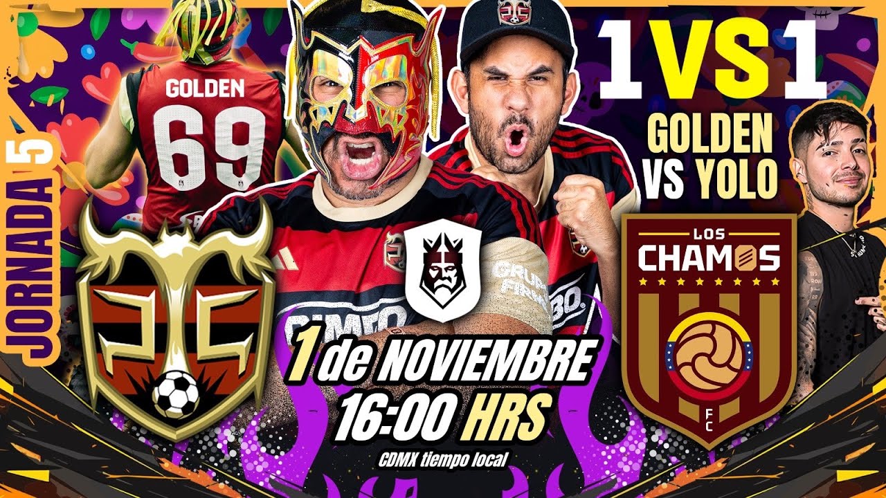 JORNADA DOBLE, PARTIDO EN VIVO! Peluche Caligari vs Chamos Fc DEBUT de su dios Escorpión Dorado!