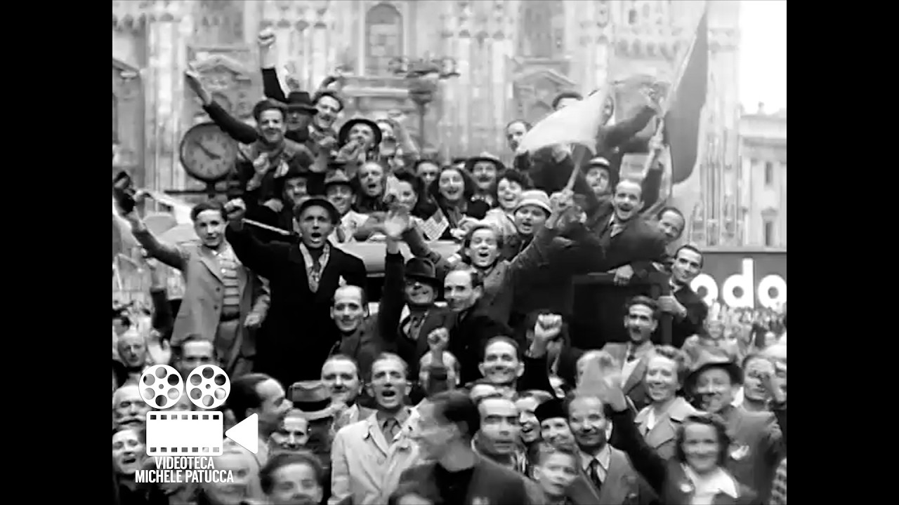 La liberazione di Milano | Filmato raro WWII - 2° guerra mondiale (30-4 -1945)