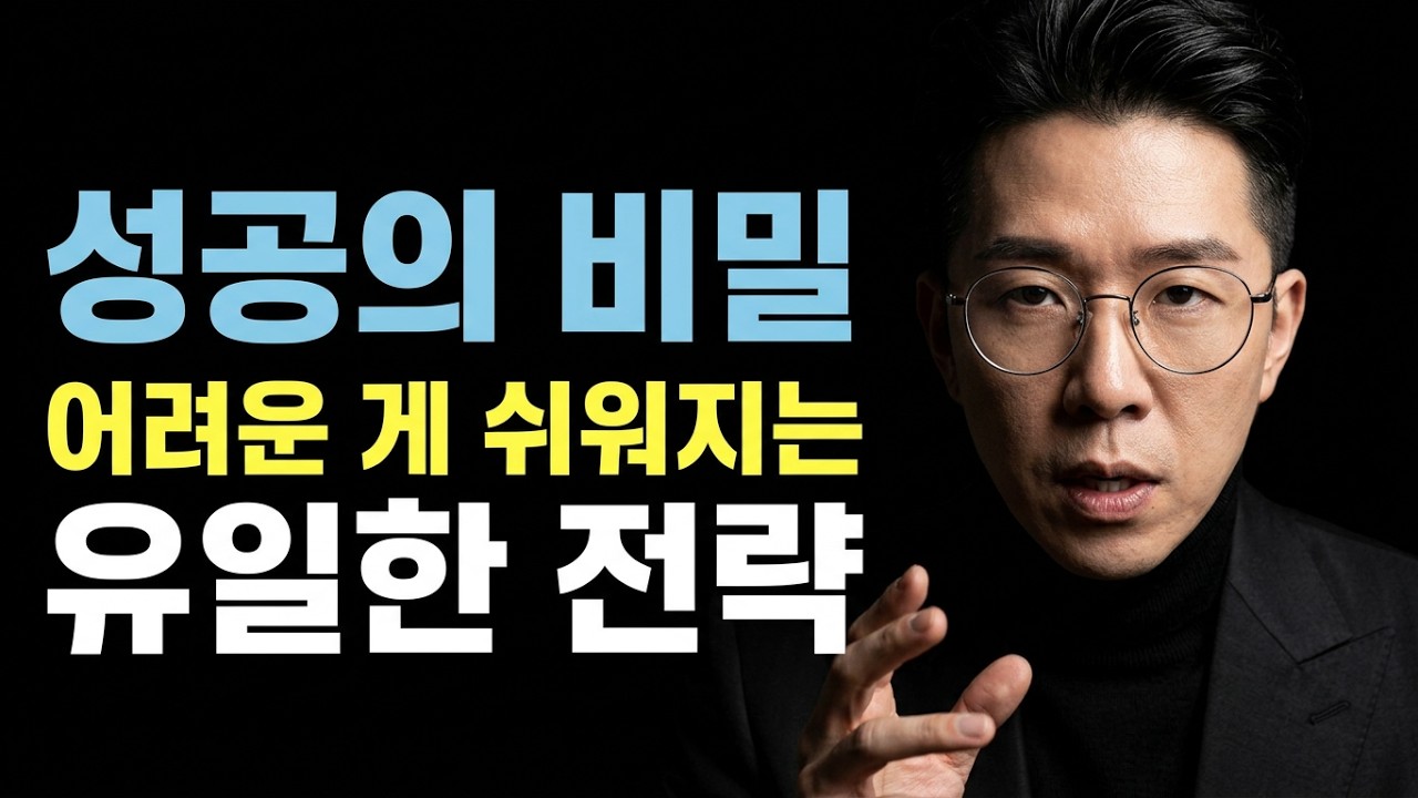 X같이 어려운걸 쉽게 만드는 전략 | 아이스강