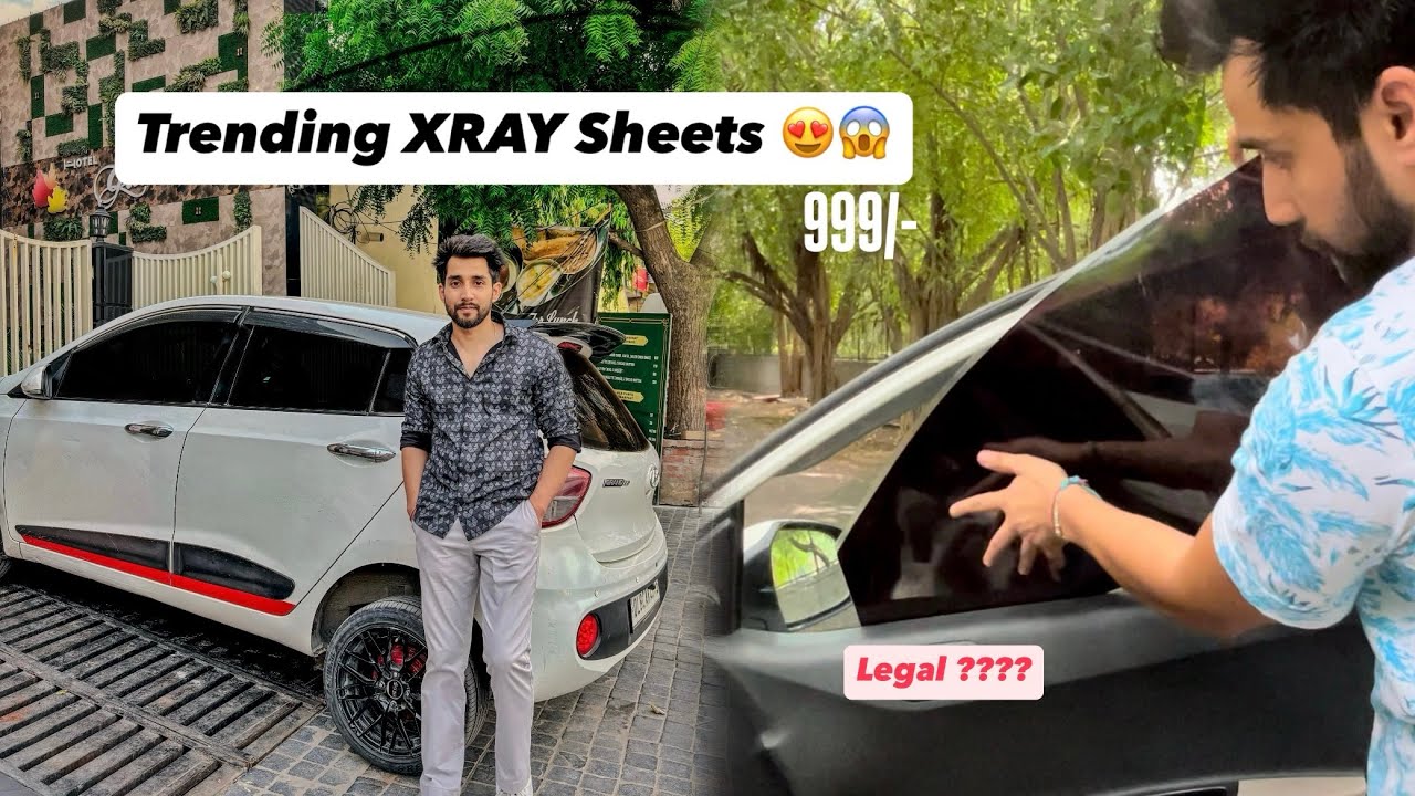 Trending XRAY sheets / removable tints ❤️ || Zblack cars 😱 | Grand i10 Modified ✅
