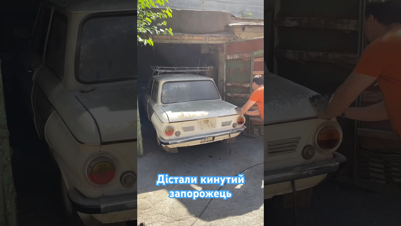 Дістали кинутий запорожець з гаражу #заз #запорожець