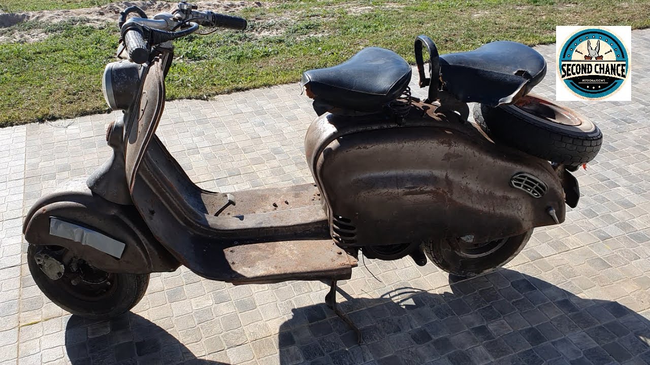 1955 lambretta 150 ld disassembling-episode#4 #motorcycle #lambretta #restoration