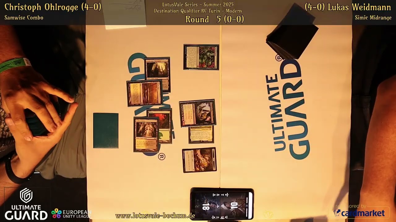 R5 - Christoph Ohlrogge (Samwise) vs. Lukas Weidman (Simic Ritual) - LVSeries August 2025 - Day 2