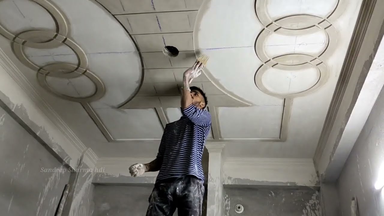 Best house ceiling! pop design plus minus! Bedroom hall kitchen! (Sandeep Sharma hdi)