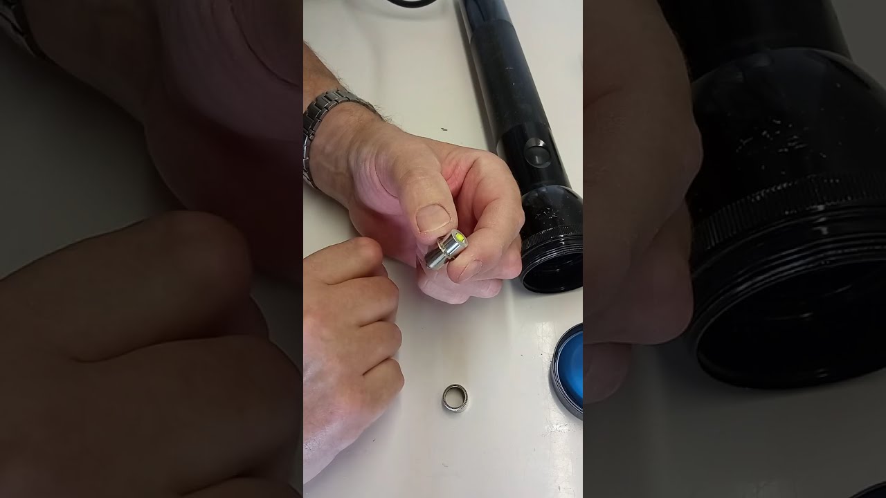 Модернизируйте старый фонарик с вольфрамовой нитью накаливания в яркий светодиодный | Простая пер...