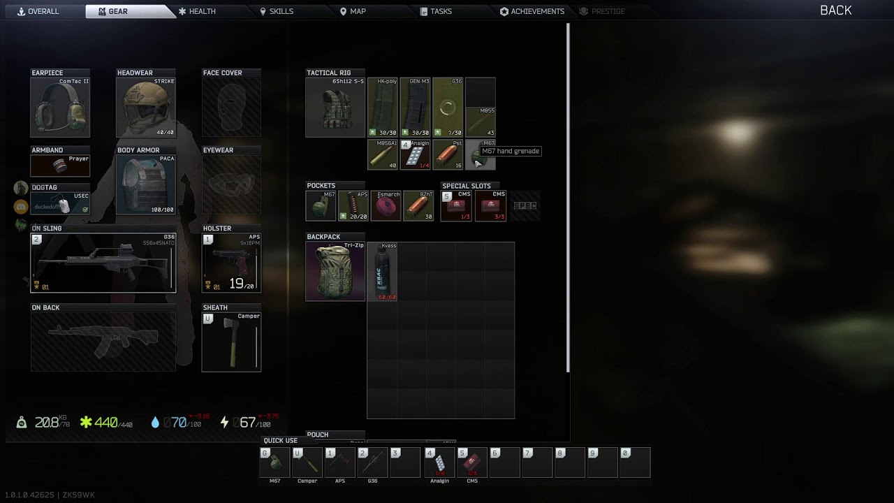 learning tarkov come peep