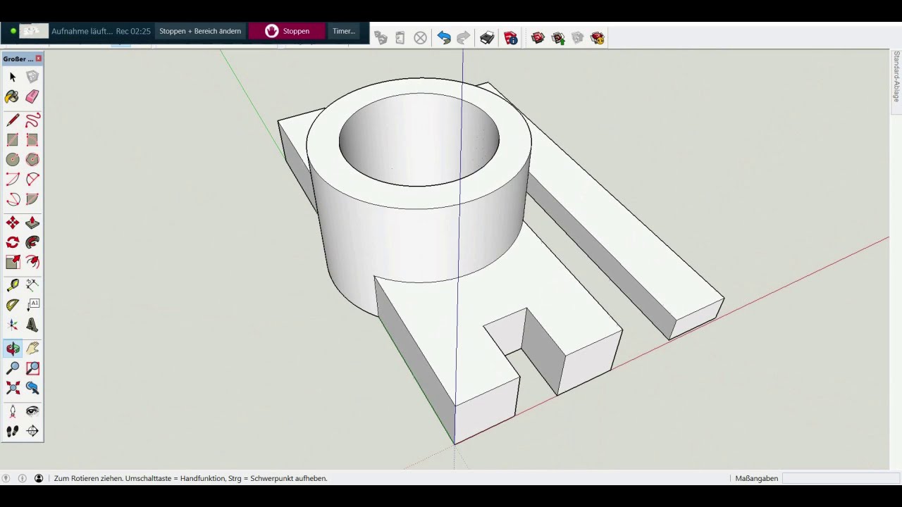 Verschneiden mit SketchUp   -  Werkstueck1