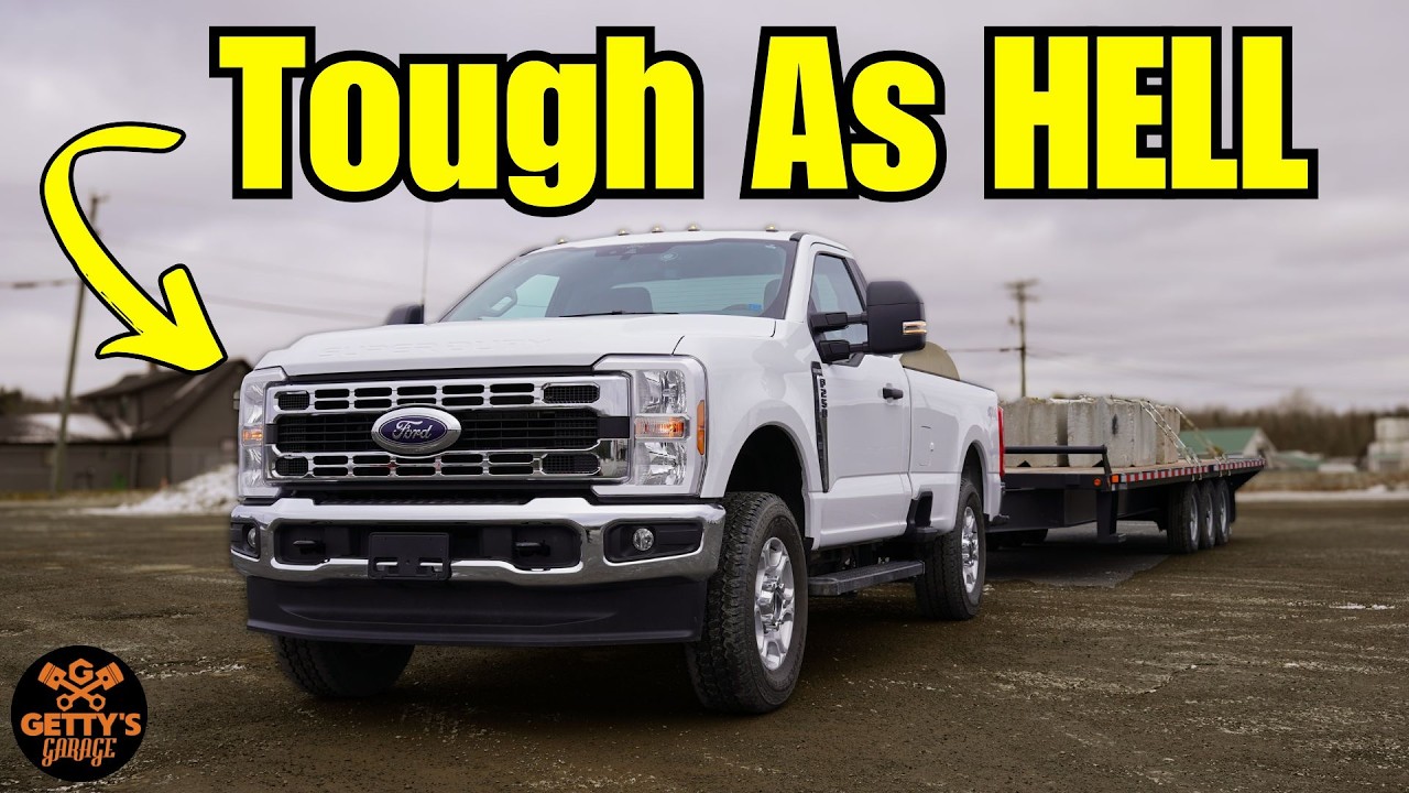 Ford F-250 6.8L «Мини Годзилла» буксирует ТЯЖЕЛЫЕ прицепы — этот бензиновый V8 ПРОЧНЫЙ!
